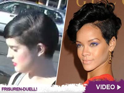 Rihanna - Rihanna & Kelly Osbourne: Schock-Frise wie Kelly: Oh Gott, RiRi, musste das sein?